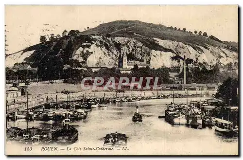 Cartes postales Rouen La Cote Sainte Catherine