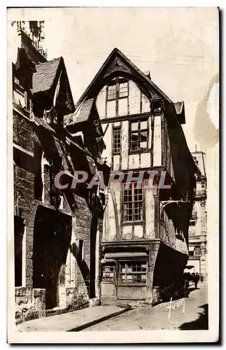 Cartes postales Rouen Vieilles maisons