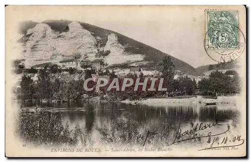 Ansichtskarte AK Environs de Rouen Saint Adrien Les roches blanches