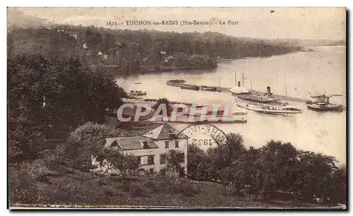 Cartes postales Thonon les Bains Le port