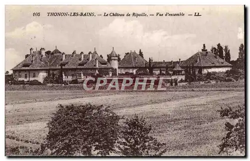 Cartes postales Thonon les Bains Le chateau de Ripaille Vue d&#39ensemble