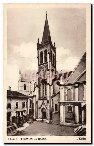 Cartes postales Thonon les Bains L&#39eglise