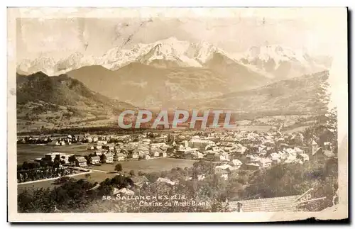 Cartes postales Sallanches La chaine du Mont Blanc