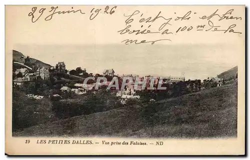 Cartes postales Les petites dalles Vue prise des falaises