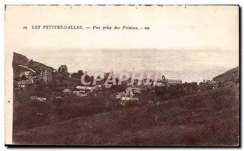 Cartes postales Les petites dalles Vue prise des falaises