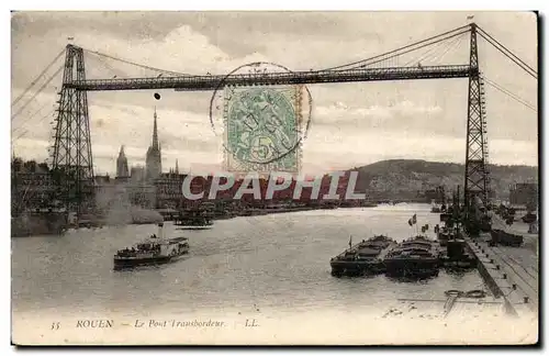 Cartes postales Rouen Le pont transbordeur