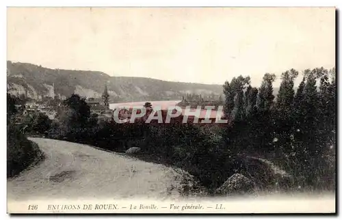 Cartes postales Environs de Rouen La Bouille Vue generale