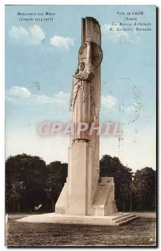 Ansichtskarte AK Ville de Laon Monument aux morts