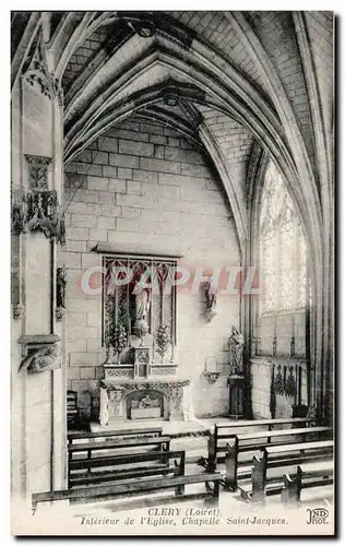 Cartes postales Clery Interieur de l&#39eglise Chapelle Saint Jacques