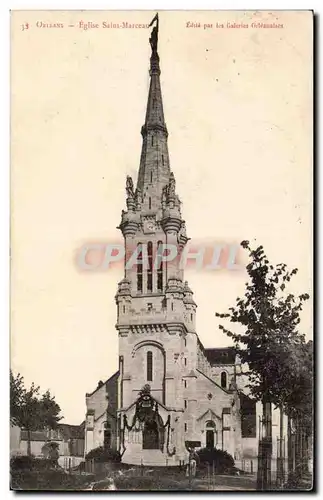 Cartes postales Orleans Eglise Saint Marceau