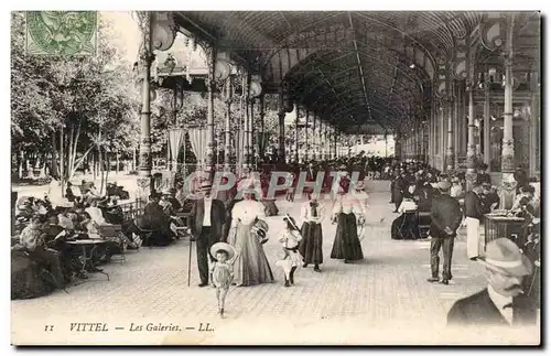 Cartes postales Vittel Les galeries