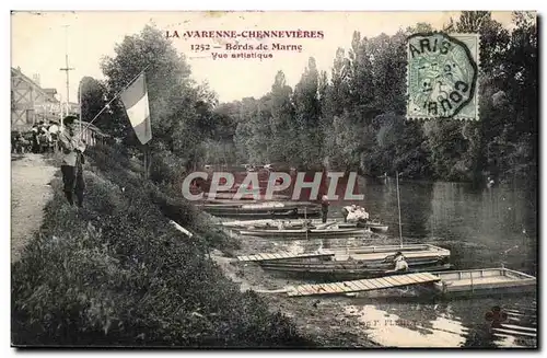 Cartes postales La Varenne Chennevieres Bords de la Marne Vue artistique