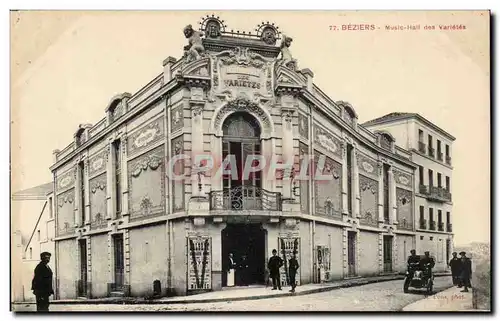 Ansichtskarte AK Beziers Music hall des varietes