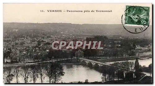 Ansichtskarte AK Vernon Panorama pris de Vernonnet