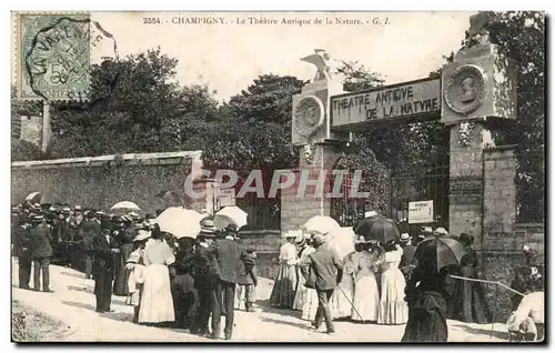 Cartes postales Champigny Le theatre antique de la nature