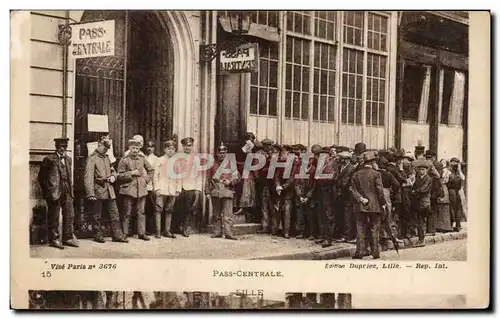 Cartes postales Lille Pass centrale