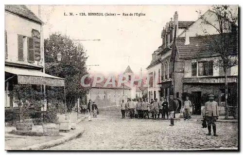 Cartes postales Bonneuil Rue de l&#39eglise