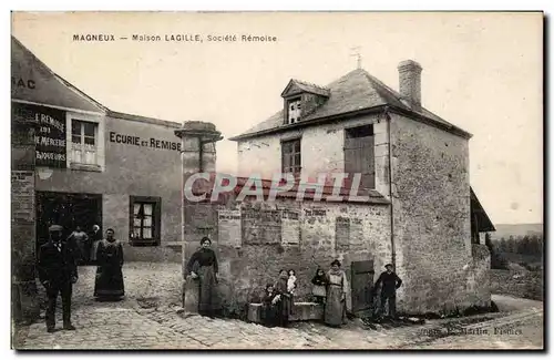 Cartes postales Magneux Maison Lagille Societe Remoise
