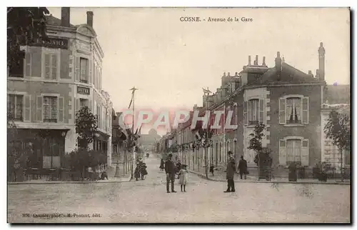 Cartes postales Cosne Avenue de la gare