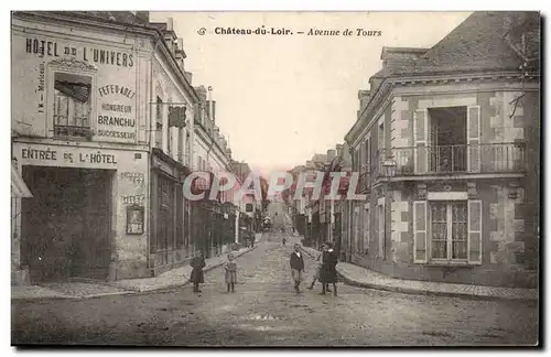 Cartes postales Chateau du Loir Avenue de Tours