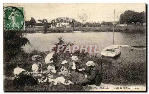 Cartes postales Saint Maur Quai de la pie