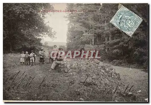 Cartes postales Saint Honore les Bains le desert Chevre Goat