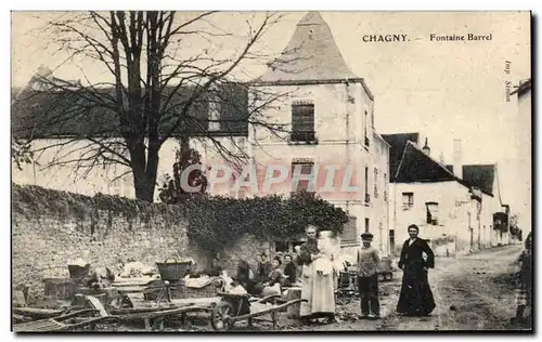 Cartes postales Chagny Fontaine Barrrel