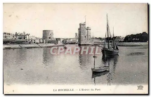 Cartes postales La Rochelle L&#39entree du port