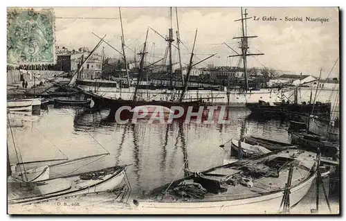 Cartes postales Bateau Le Gabes Societe nautique