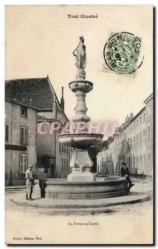 Cartes postales Toul La fontaine Curel