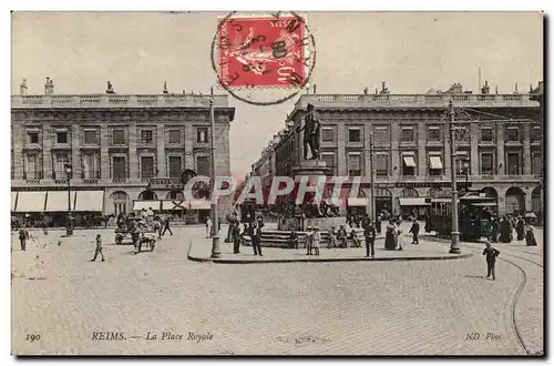 Cartes postales Reims La place Royale