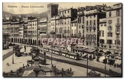Cartes postales Italie Italia Genova Piazza CAricamento