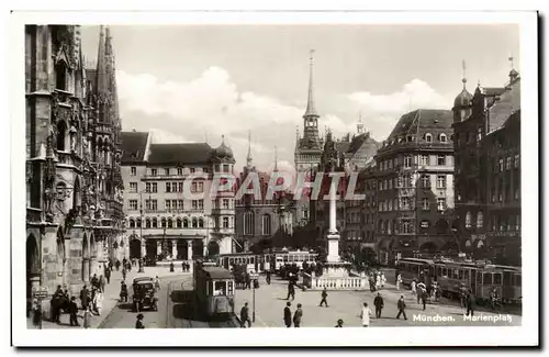 Cartes postales Munchen Marienplatz