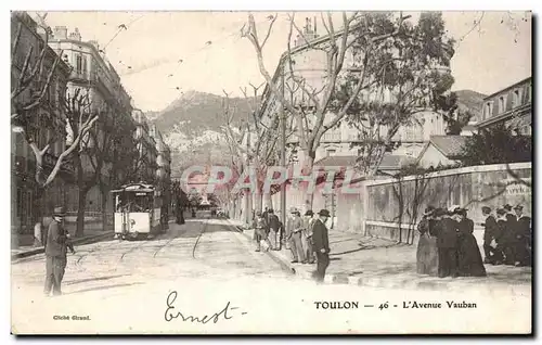 Cartes postales Toulon Avenue Vauban