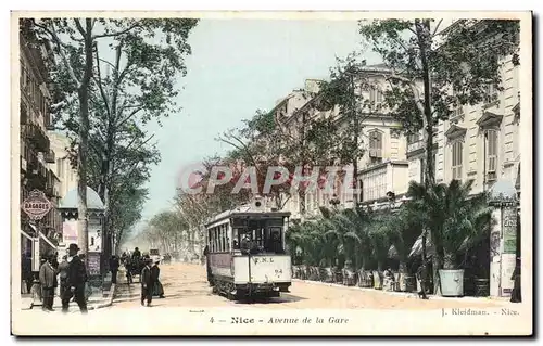 Cartes postales Nice Avenue de la gare