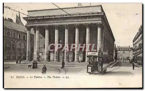 Ansichtskarte AK Dijon Le theatre