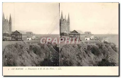 Le Havre - Panorama et Notre Dame des Flots - Ansichtskarte AK