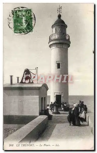 Le Treport - Le Phare - lighthouse - Ansichtskarte AK