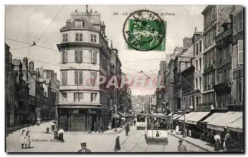 Le Havre - La rue de Paris Postes Tramway - Ansichtskarte AK