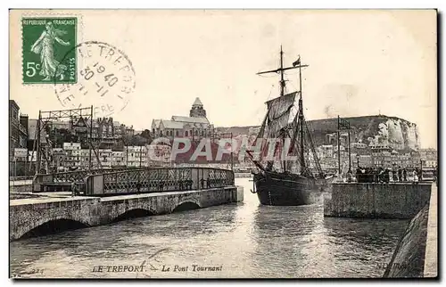 Le Treport - Le Pont Tournant - Ansichtskarte AK