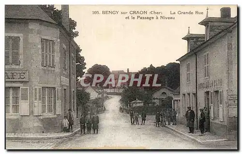 Bengy sur Craon - La Grande Rue et le Passage a nouveau - Cartes postales