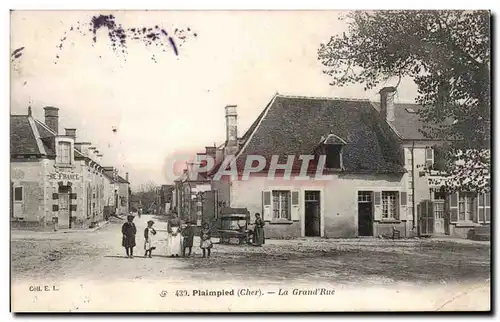 Plaimpied - La Grand Rue - Cartes postales