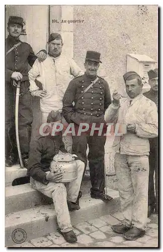 Militaria - Au Quartier - Cartes postales