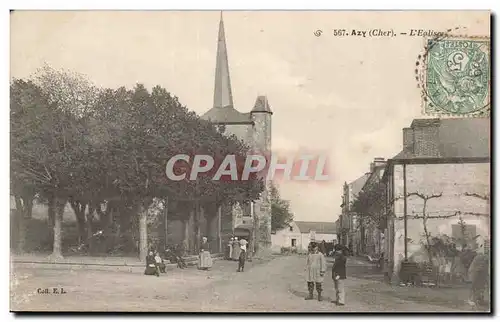 Azy - L'Eglise - Cartes postales