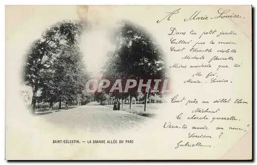 Saint Celestin - La Grande Allee du Parc - Cartes postales