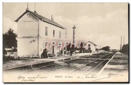Foecy - La Gare - Cartes postales