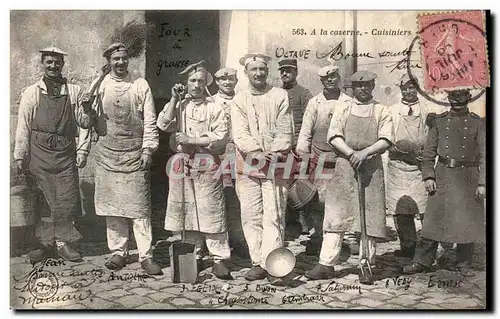 Militaria - A La Caserne - Cuisiniers - Ansichtskarte AK