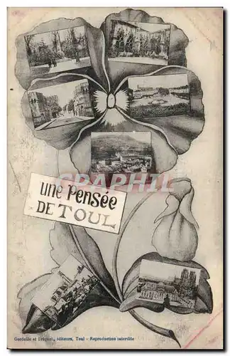 Toul - Souvenir - Une Pensee - Cartes postales