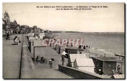 La Baule sur Mer - La Plage et la Baie - Vers la Baule les Pins et Pornichet - Ansichtskarte AK