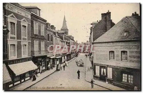 Yvetot - La Rue des Victoires - Cartes postales